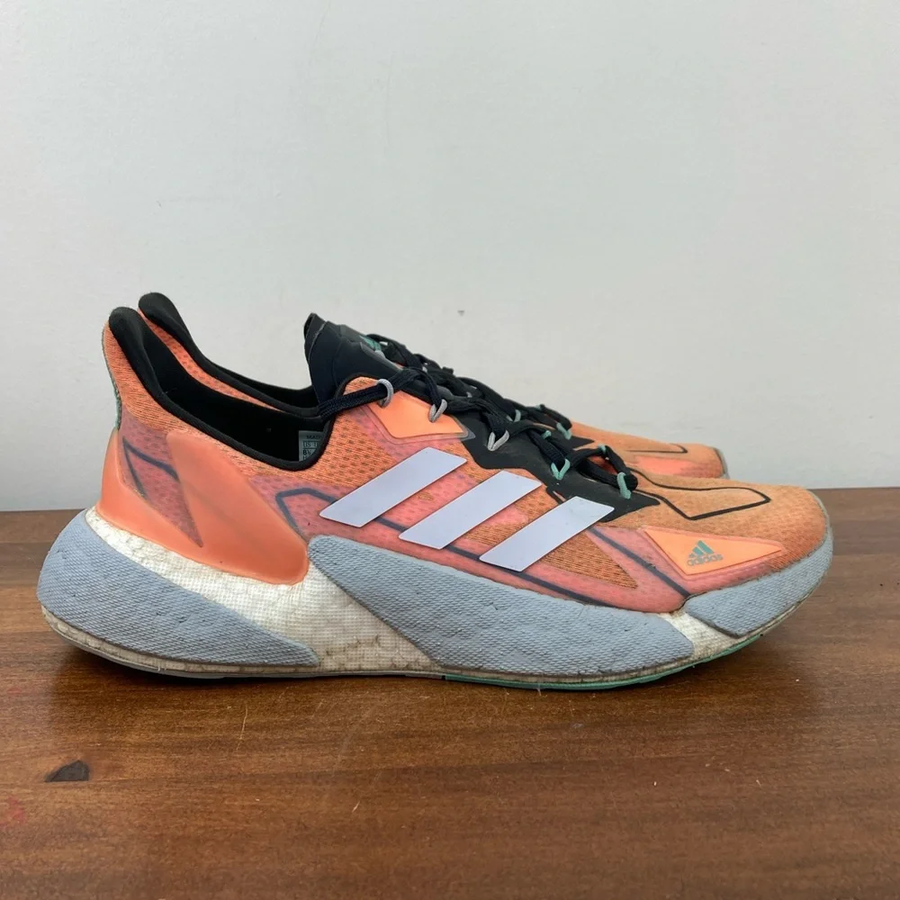 Adidas X9000L4 #FY1209 Orange Black Grey Color Size 8.5 Men’s Sneakers - Picture 4 of 13